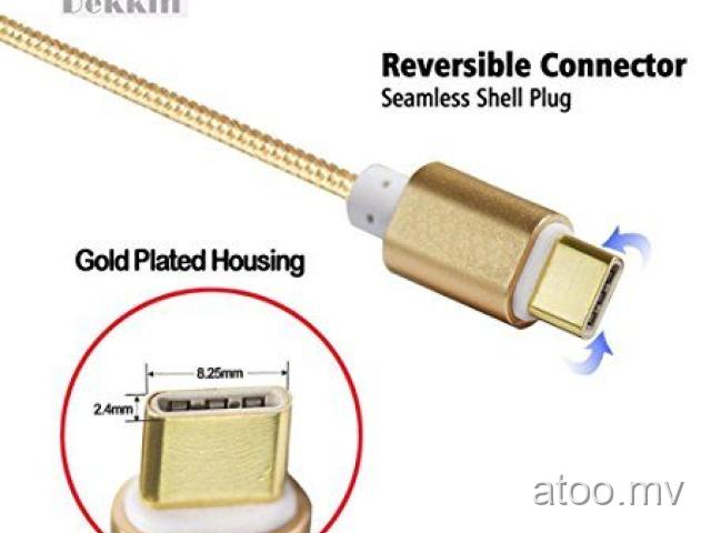 Dekkin Type C Cable 1Meter Nylon Braided Usb Cable