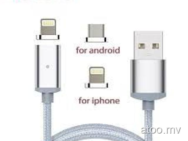 METAL Magnetic Cable For iphone & Android (Lighting,Micro usb) Call, 7741753
