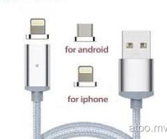 METAL Magnetic Cable For iphone & Android (Lighting,Micro usb) Call, 7741753