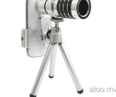Universal Telephoto 12X Zoom Camera Lens Clip On for Smart Phones