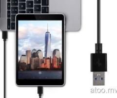 USB-C USB 3.1 Type C Male to 3.0 Type A Male Data Charge Fast Charger Cable