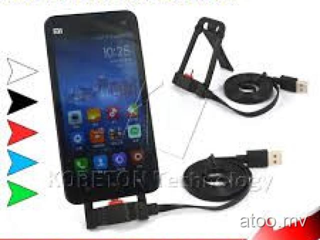 Multi-function USB Data Flat Cable Colorful Charge Stand for iPhone (Mvr100/-)