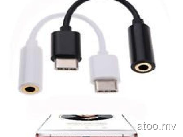 USB 3.1 Type-C USB-C to 3.5mm Audio Speakder Microphone Female Adapter For Note7