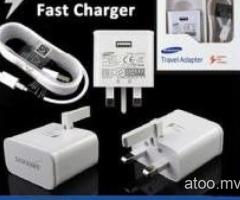 SAMSUNG FARST CHARGER WITH FREE USB CABLE. RF200/- CALL ..7741753
