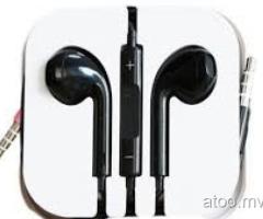 Brand New iPhone & Androdid Headset ''Black'' (RF75/-) Call..7741753