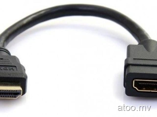 HDMI MALE TO FEMALE EXTENSION CABLE