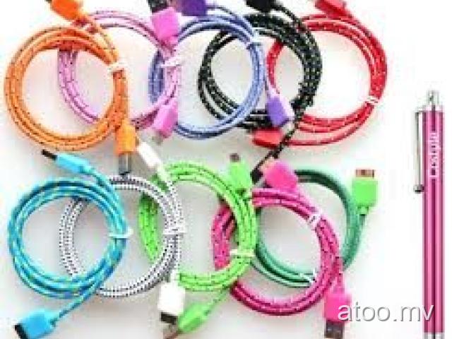 Fabric Braided USB Data Sync Charger Cable Cord for Samsung Galaxy S5 Note 3