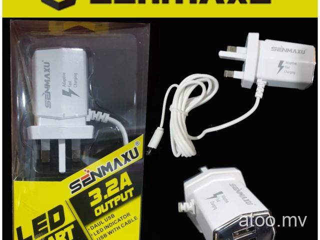 SENMAX 3.2A SMX-006UK Original charger for iPhone with 2 USB Adapter