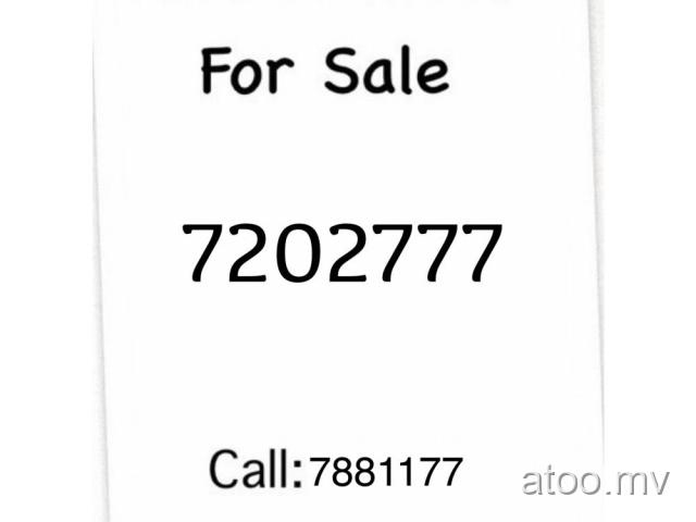 Dhiraagu Prepaid Nice Number For Sale call:7881177