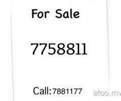 Dhiraagu Prepaid Nice Number For Sale call:7881177