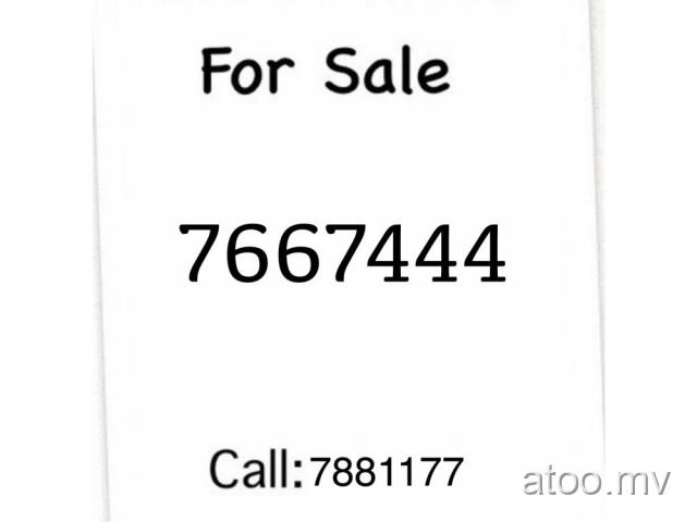 Dhiraagu Prepaid Nice Number For Sale call:7881177