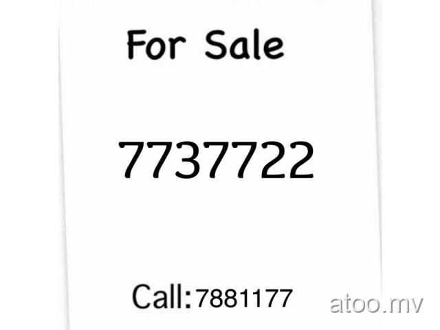 Dhiraagu Prepaid Nice Number For Sale call:7881177
