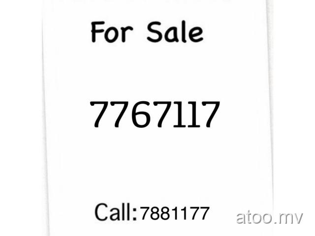 Dhiraagu Prepaid Nice Number For Sale call:7881177