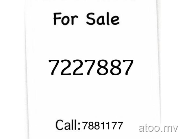 Dhiraagu Prepaid Nice Number For Sale call:7881177