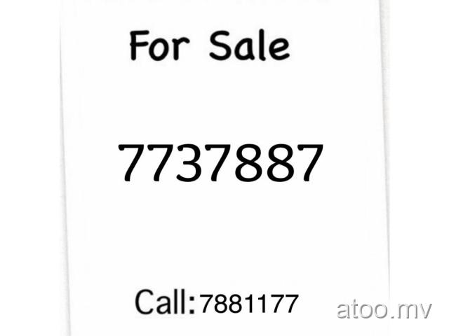Dhiraagu Prepaid Nice Number For Sale call:7881177