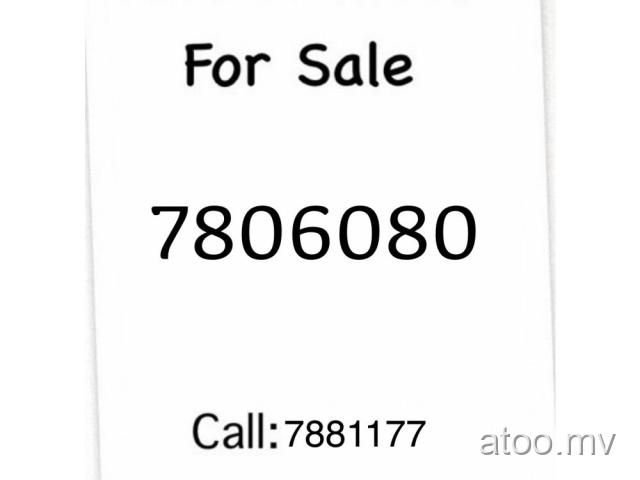 Dhiraagu Prepaid Nice Number For Sale call:7881177