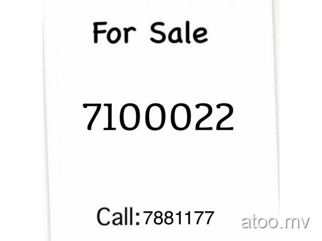 Dhiraagu Prepaid Nice Number For Sale call:7881177