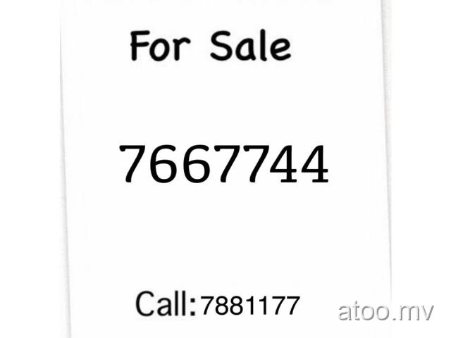 Dhiraagu Prepaid Nice Number For Sale call:7881177
