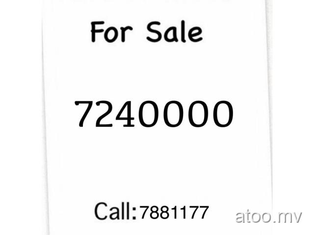 Dhiraagu Prepaid Nice Number For Sale call:7881177