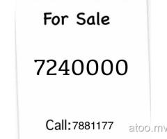 Dhiraagu Prepaid Nice Number For Sale call:7881177