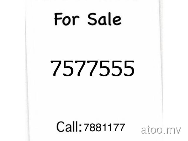 Dhiraagu Prepaid Nice Number For Sale call:7881177