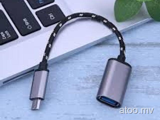 Aluminum Alloy Braided Micro USB Male to USB Female OTG Adapter Cable Cord
