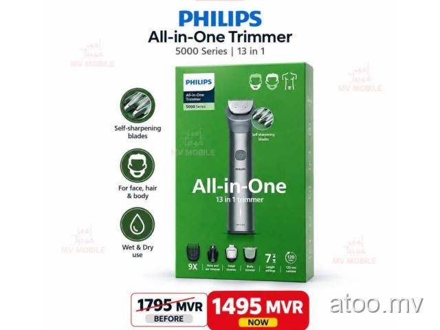 Philips All-in-One Trimmer 5000 Series 13in1 Hair Trimmer Clipper 7774634