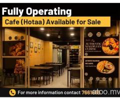 Fully Operating Cafe (Hotaa) for Sale