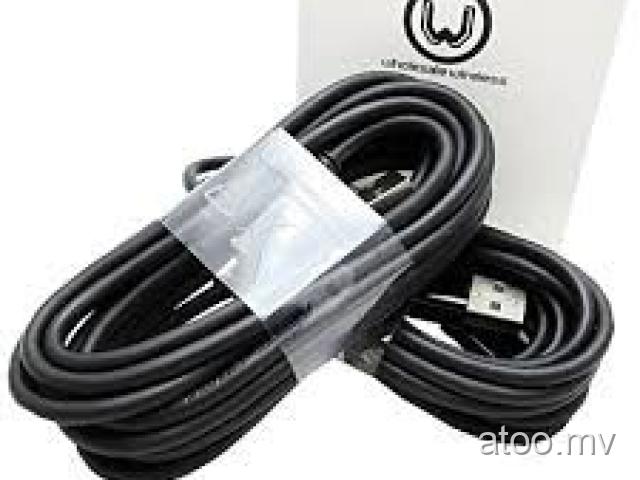 Original Samsung Cable USB- Fast Charger Genuine Data Cable, 2M (6ft) Rf100/-