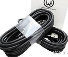 Original Samsung Cable USB- Fast Charger Genuine Data Cable, 2M (6ft) Rf100/-