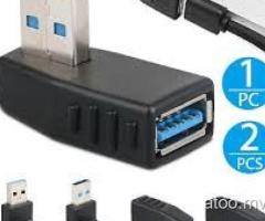 90-Degree-USB-3-0-A-male-to-female-Adapter-Connector-Angle-Extension-Extender
