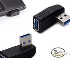 90-Degree-USB-3-0-A-male-to-female-Adapter-Connector-Angle-Extension-Extender