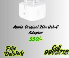 Apple Original 20W Usb-C Adapter Available 550/-Free Delivery Call 9993718