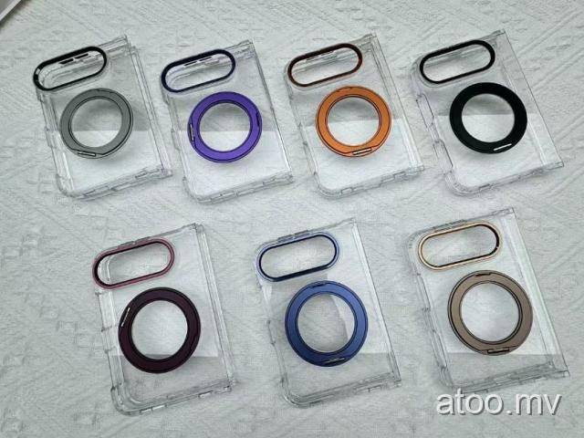 Iphone 18 Fold Magsafe Clear Stand Cover Case 150/Free Delivary Call 9993718