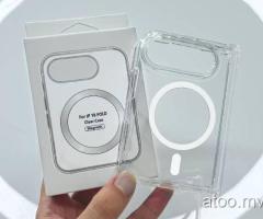 Iphone 18 Fold Magsafe Clear Cover Case Available 150/Free Delivary Call 9993718