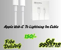 Apple Usb-C To Lightning 1m Cable 150/- Free Delivery 9993718