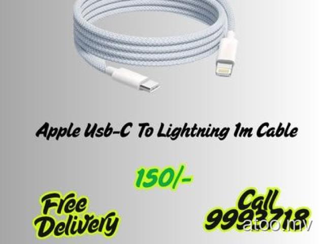 Apple Usb-C To Lightning 1m Cable 150/- Free Delivery 9993718