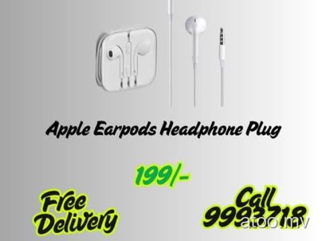 Apple Earpods Headphone Plug 199/- Free Delivery Call 9993718
