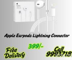 Apple Earpods Lightning Connector 399/- Free Delivery Call 9993718