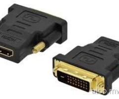DVI To HDMI Converter adapter Mvr100/- Call: 7741753