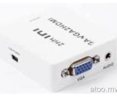 VGA to HDMI Converters PC VGA Male to HDMI Female Video Converter Adapter