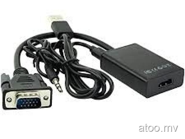 VGA to HDMI Converters PC VGA Male to HDMI Female Video Converter Adapter