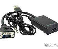 VGA to HDMI Converters PC VGA Male to HDMI Female Video Converter Adapter