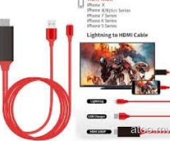 HDMI Lightning to HDMI Cable 1080P Audio Adapter Converter for iPhone 7 6S 8 X