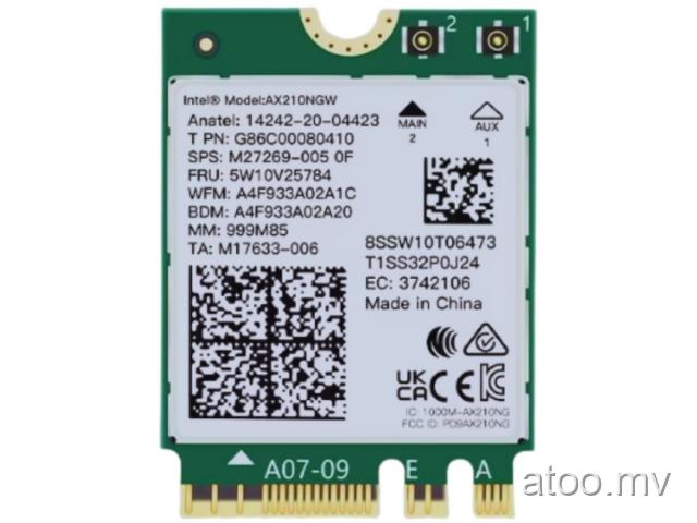 Intel AX210 M.2 Wi-Fi 6E Card for upgrading laptop Computer WiFi