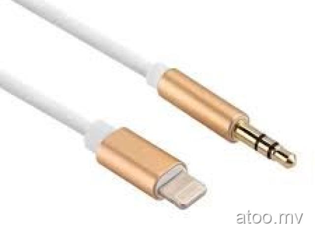 8pin to 3.5mm Male Jack Car AUX Audio Music Adapter Cable for iPhone