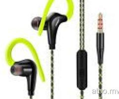 Waterproof IPX5 Earphone Sport Running Headphone Stereo Bass Headset With Mic