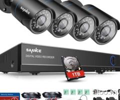 SANNCE 4CH 1080N HDMI DVR CCTV IR-Cut Home Security Camera System 1TB / 7884445
