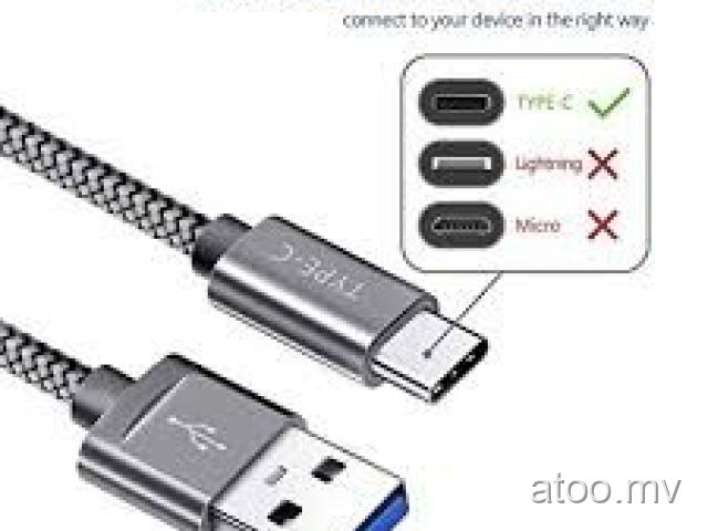 USB 3.1 Type C to USB 3.0 Data Sync USB Charger Fast Charging Cable Cord
