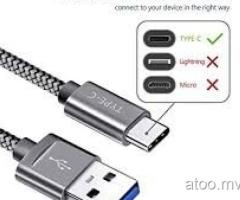USB 3.1 Type C to USB 3.0 Data Sync USB Charger Fast Charging Cable Cord
